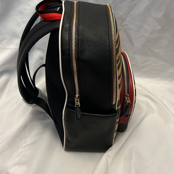 Coach Tiger Print Court Backpack NWT - Picture 4 of 7